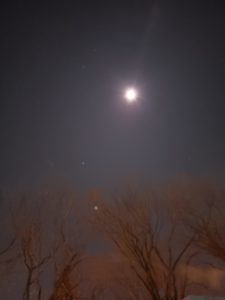 Moon above Saskatoon, January 10, 2020